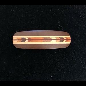 Hair Barrette Wood In-Lay